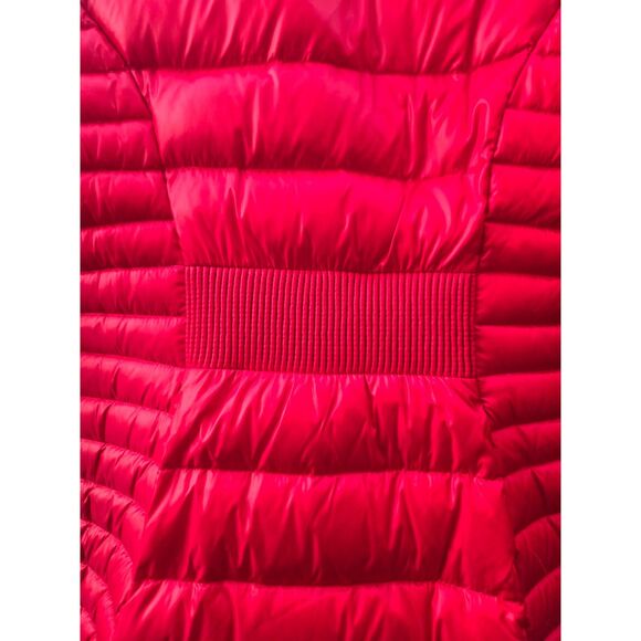 Kate Spade Lollipop Red Down Puffer Coat — Size M Pre-Owned - Picture 7 of 15